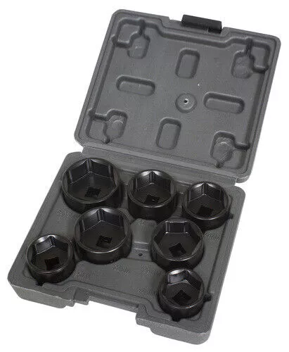 Lisle 13270 7 Piece 3/8" Drive Low Profile Filter Socket Set