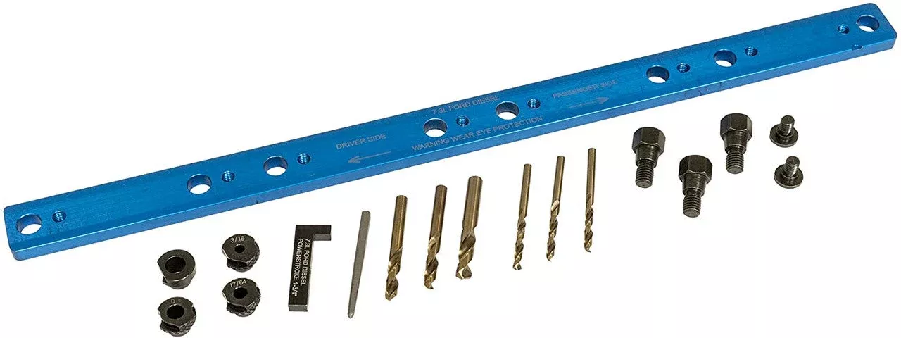 Lisle 72350 Manifold Drill Template for Ford 7.3L Diesel