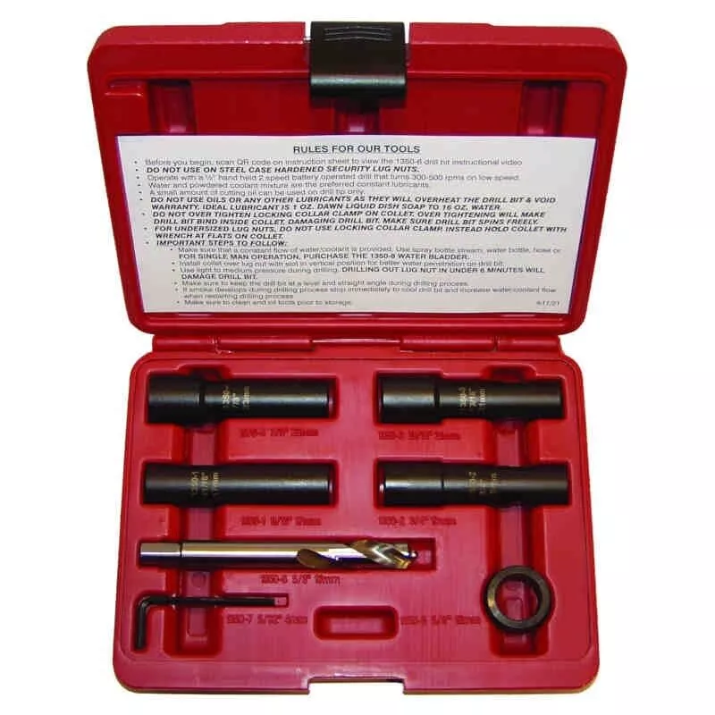 LTI Tools LT1350 - Lug Ripper IILug Nut / Wheel Stud Removal Kit