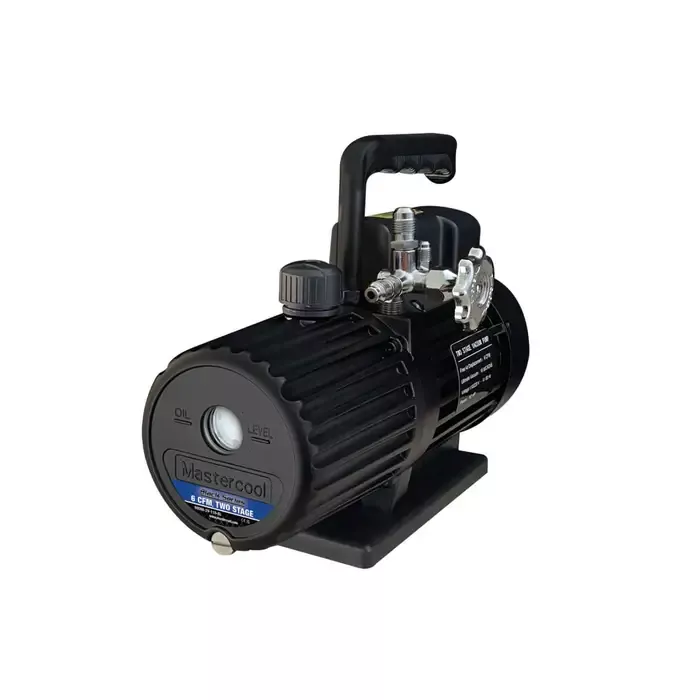 Mastercool 900662V110BL Black Series 2-Stage Vacuum Pump, 6 CFM, 110V