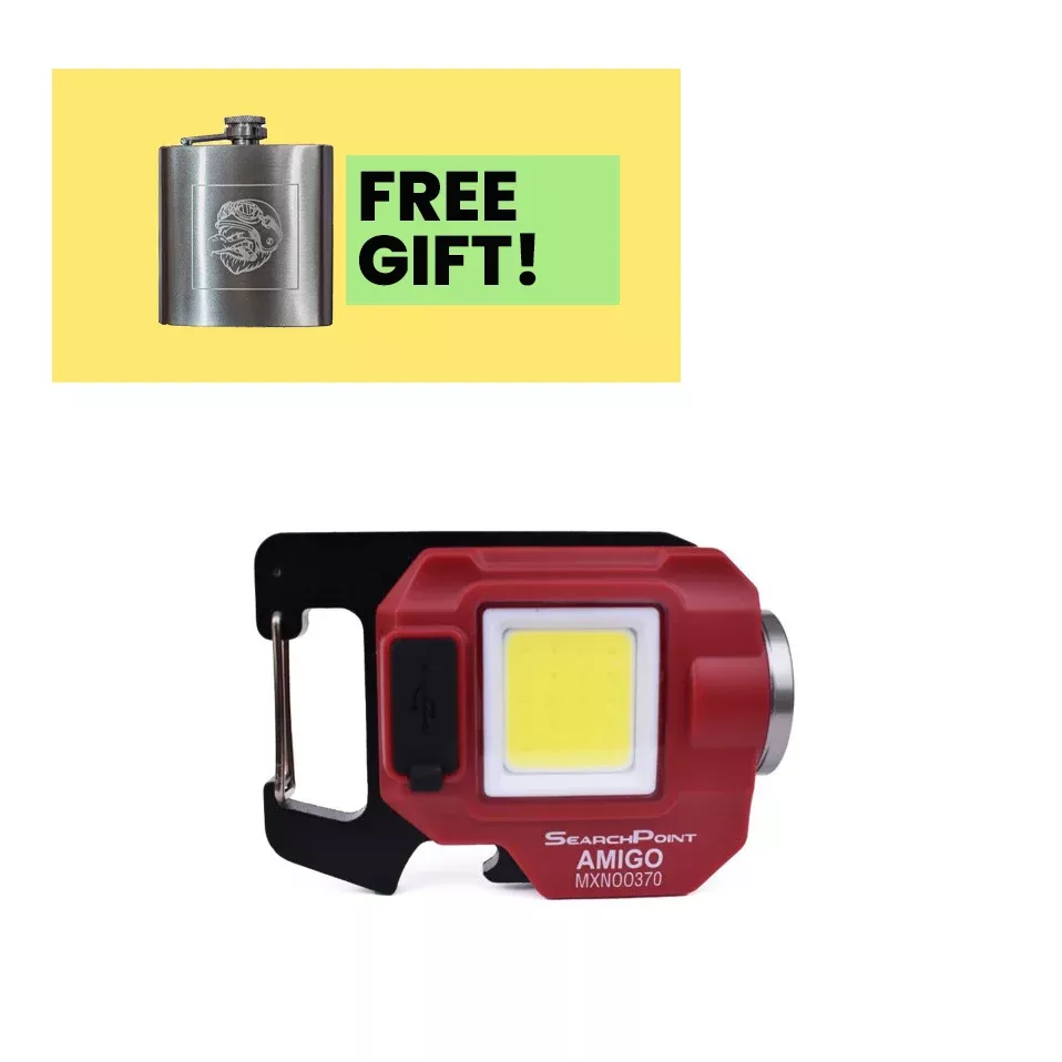 Maxxeon MXN00370 Searchpoint Amigo Rechargeable LED Keychain Light