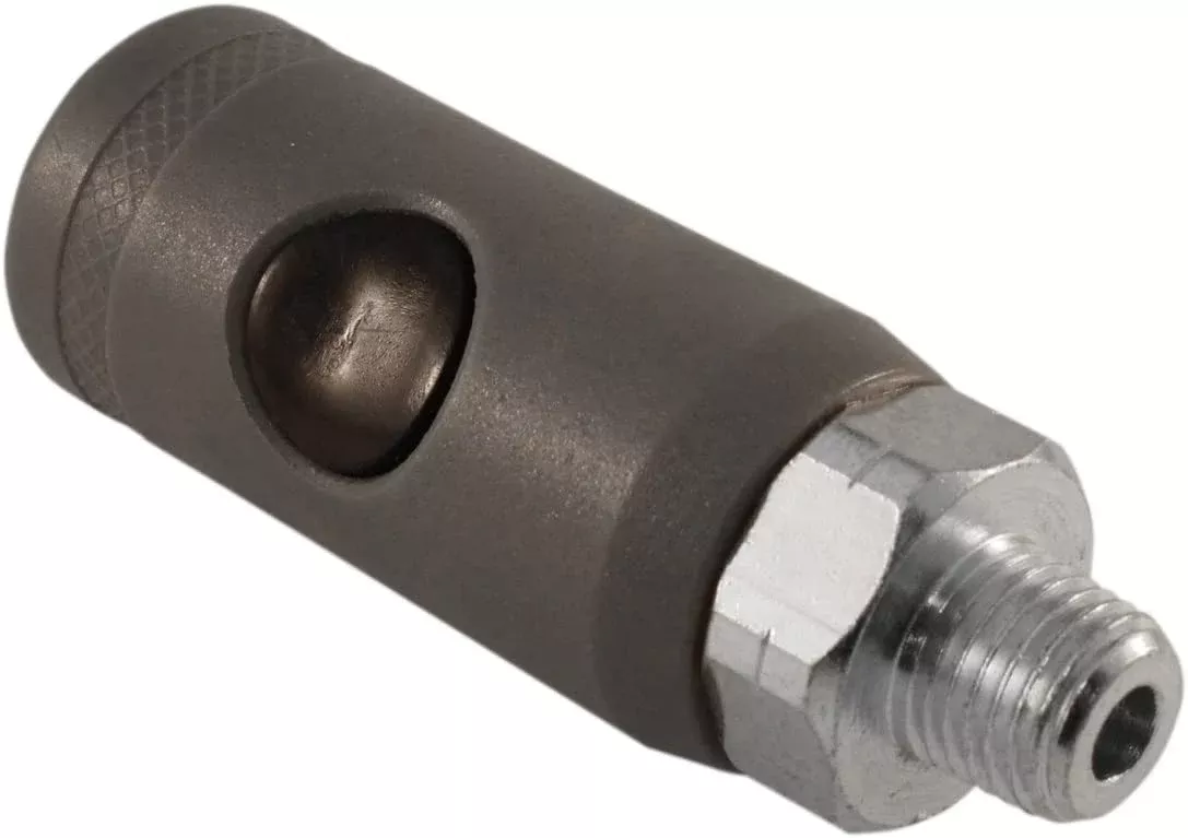 Milton S-99774 1/4" MNPT A Style Safety Push Button Coupler