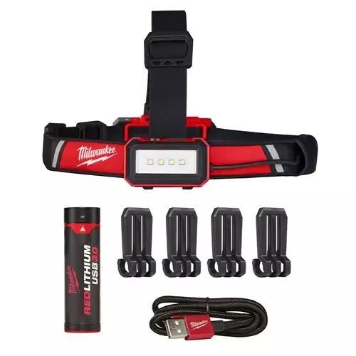 Milwaukee 2115-21 LED Rechargeable Headlamp 600 Lumens