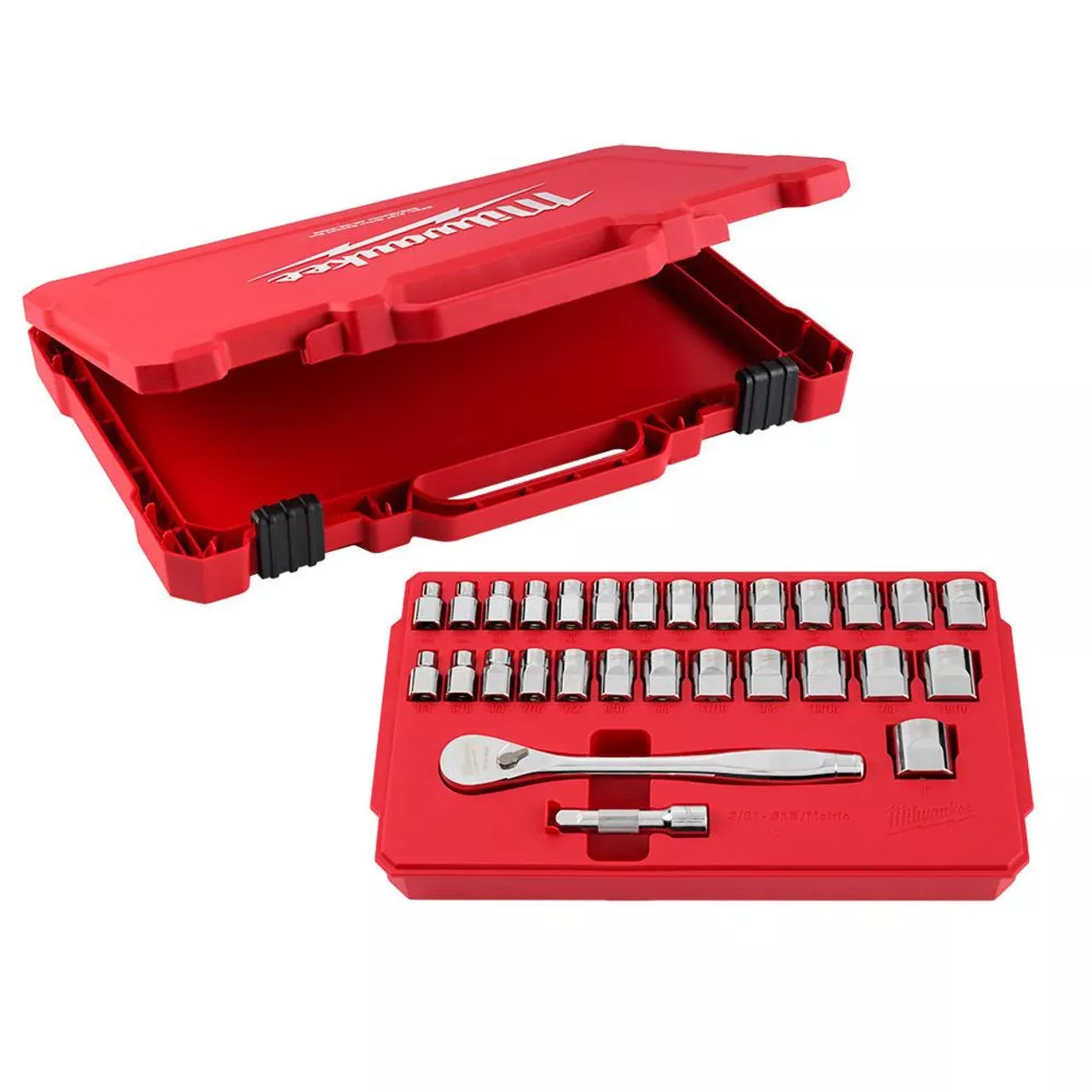 Milwaukee 48-22-9088 29pc 3/8 Drive Metric and SAE Set