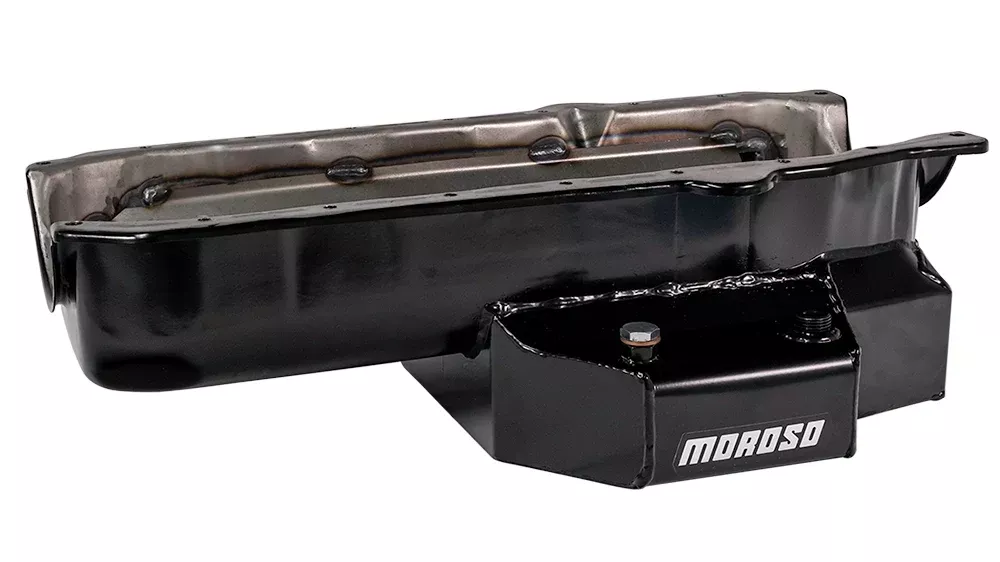 Moroso Sbc C/T Oil Pan - Rh Dipstick