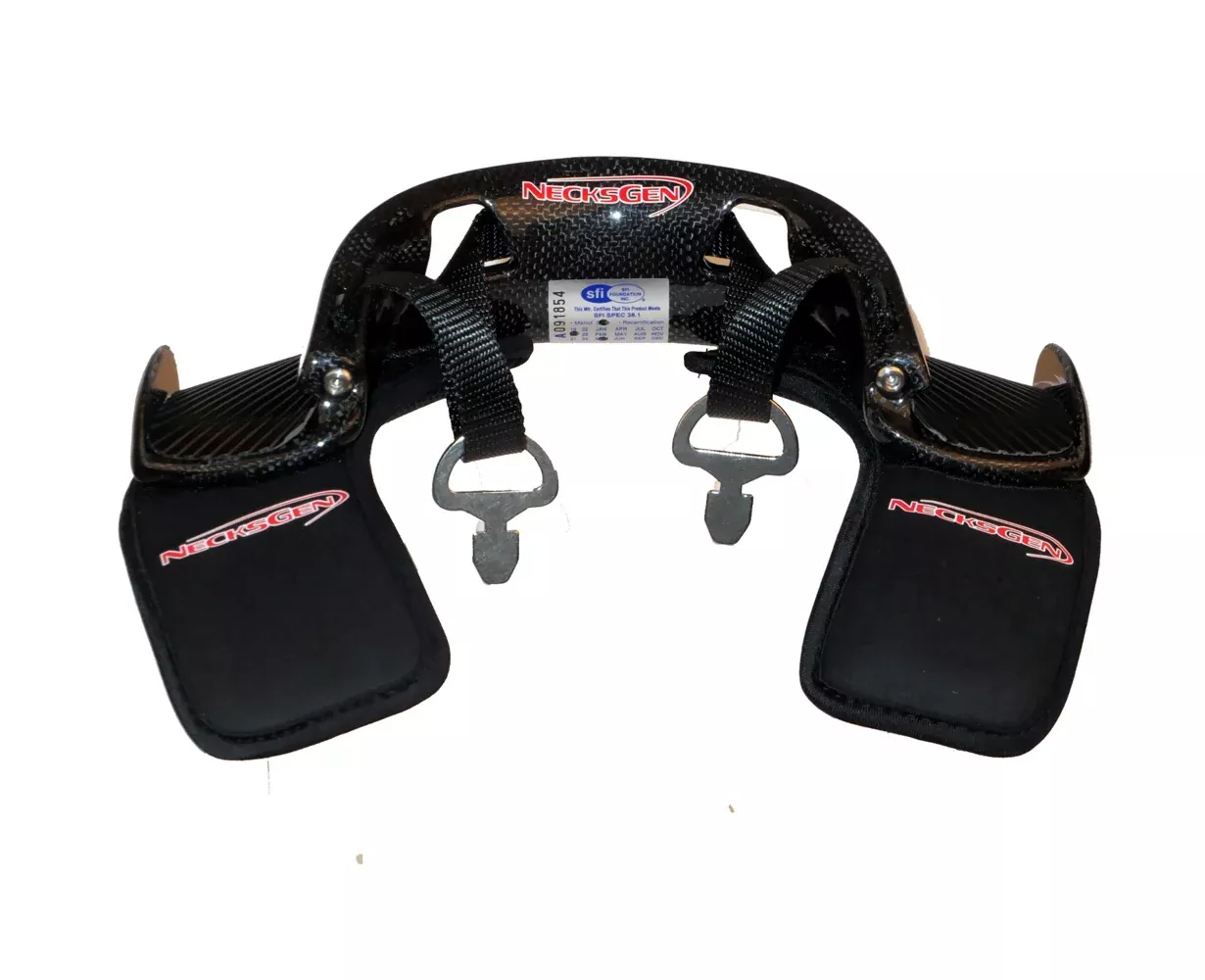 NecksGen - Head and Neck Restraint REV2 Carbon Medium 2in
