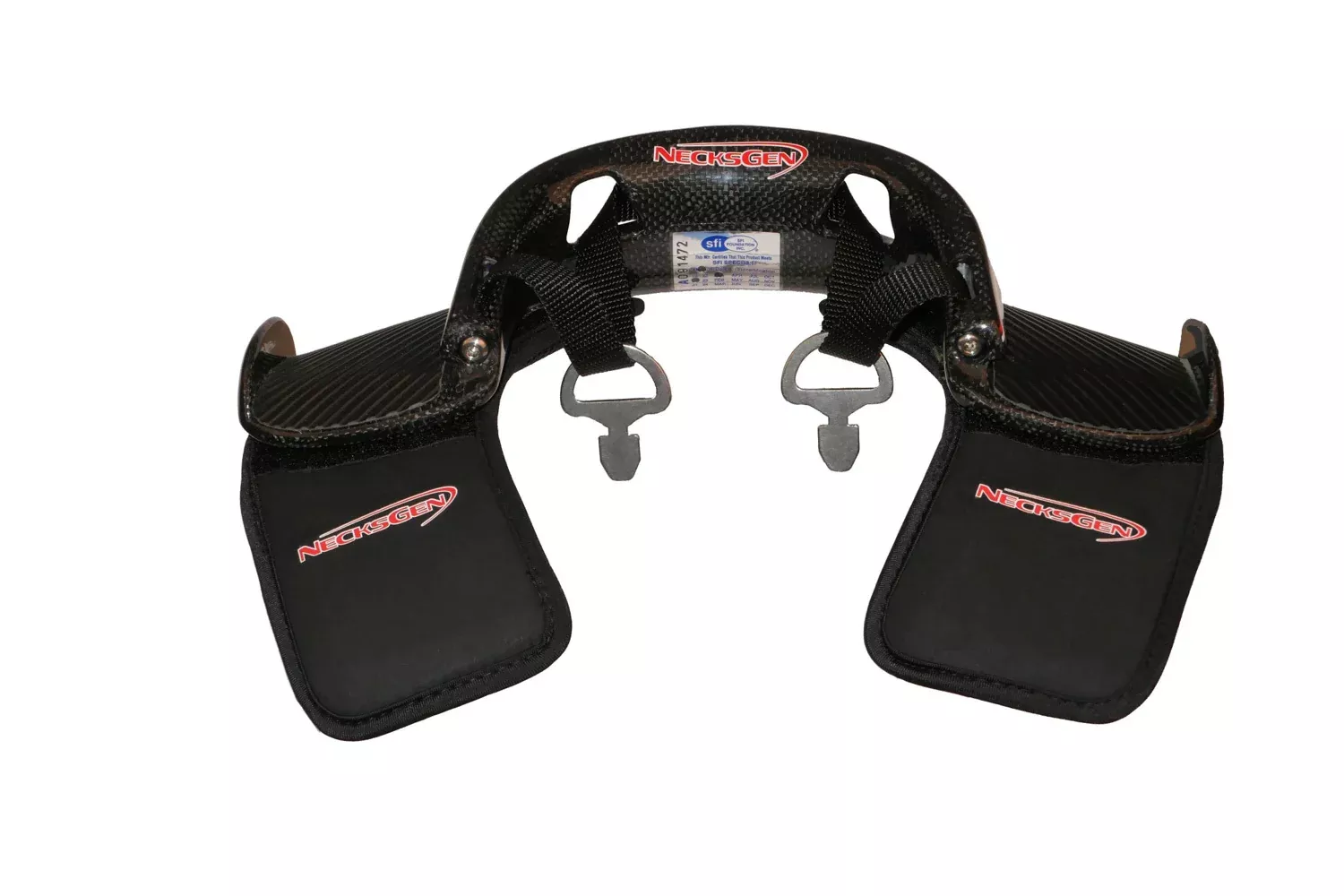 NecksGen - Head and Neck Restraint REV2 Carbon Medium 3in