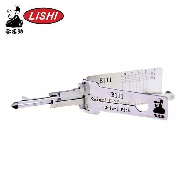 ORIGINAL LISHI - B111 Z-Keyway GM / (Warded) 2-in-1 Pick & Decoder / AG