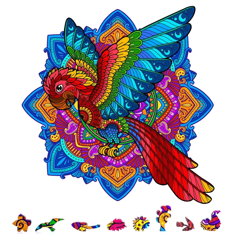 Parrot Wooden Puzzle, 200 Pcs