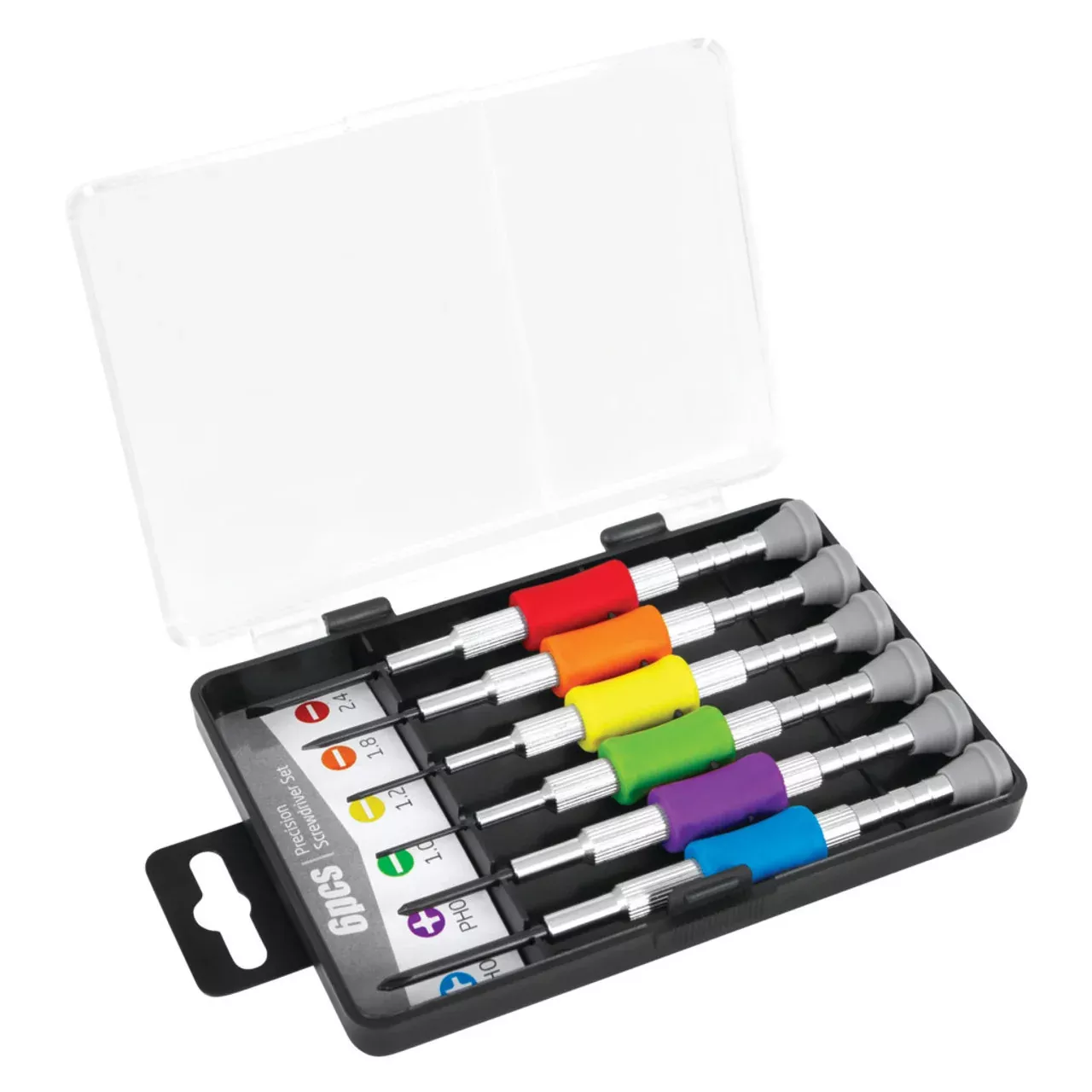 Performance Tool W1732 Chromatic Precision Screwdriver Set6 pc