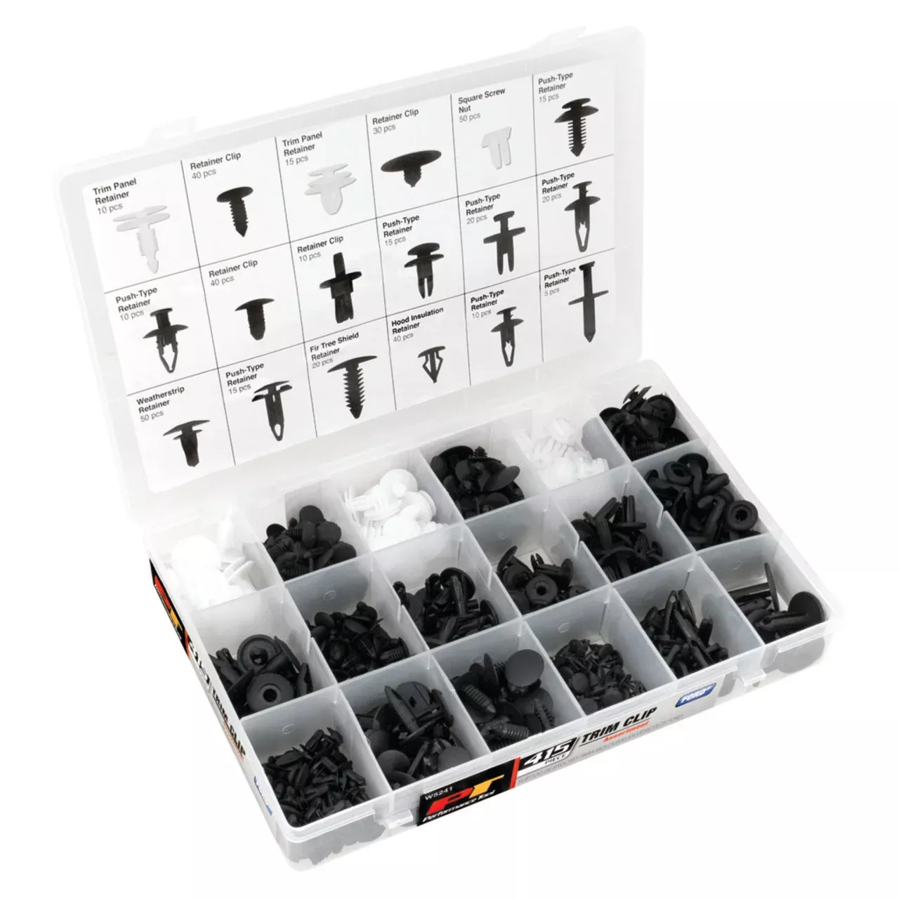 Performance Tool W5242 Chrysler Trim Clip Assortment 215 pc