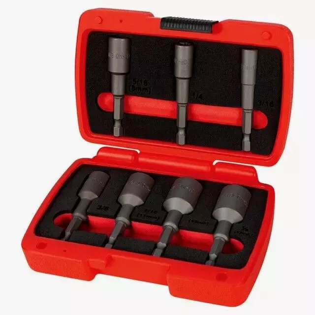 Performance Tool W8699 Nut Extractor X-Trax Nut Driver Set 7pc.