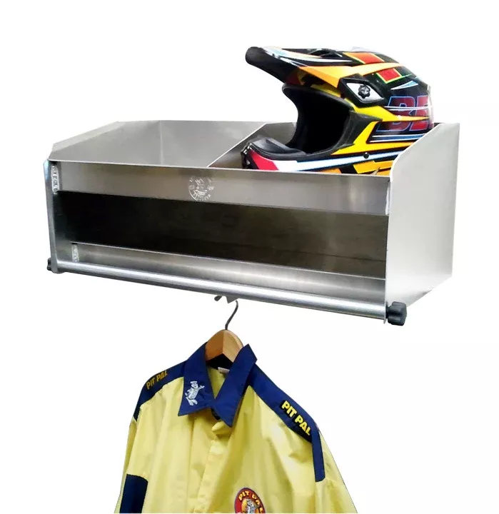 Pit Pal - 2 Bay Helmet Shelf Delux
