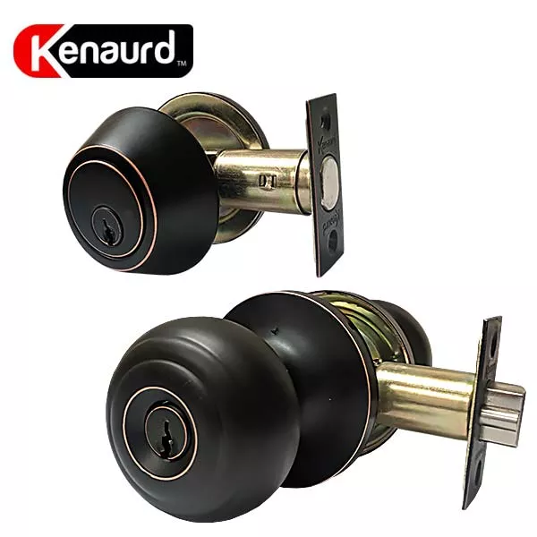 Premium Combo Lockset - Knob & Deadbolt - Oil Rubbed Bronze - ORB - SC1