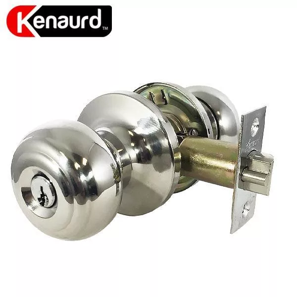 Premium Knob Set - Entrance - BC - Bright Chrome