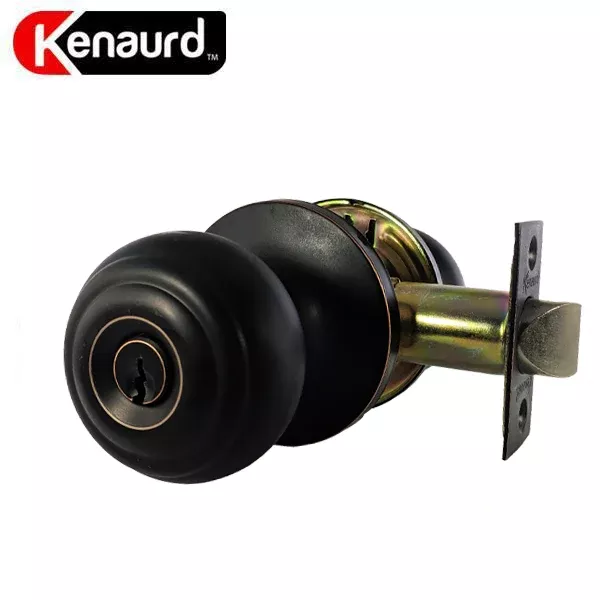 Premium Knob Set Entry Lock - Oil Rubbed Bronze - ORB - (SC1 / KW1)