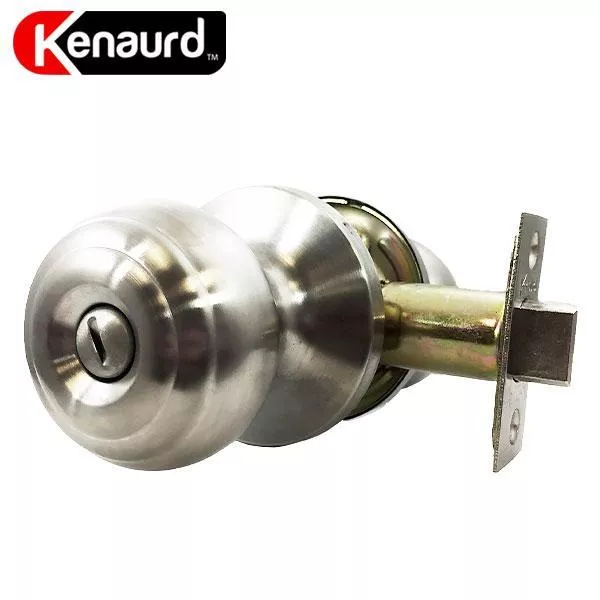 Premium Knob Set Entry Lock - Privacy - SS - Satin Silver