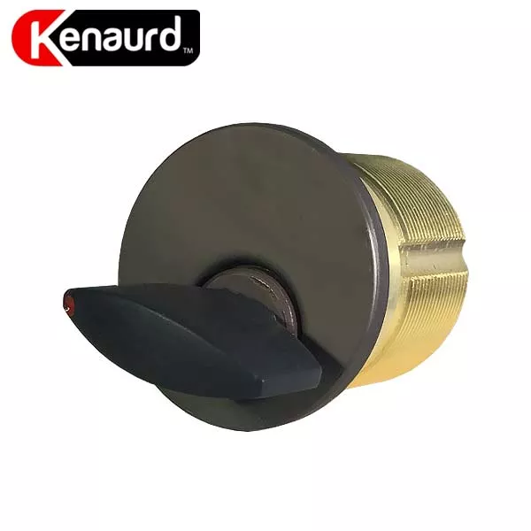 Premium Thumb-Turn Mortise Cylinder – 1-1/2″ – 10B – Black