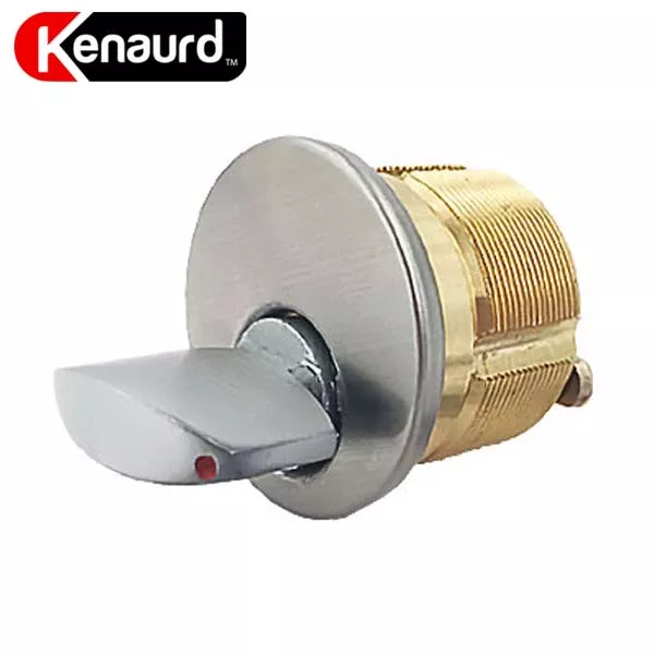 Premium Thumb-Turn Mortise Cylinder - 2" - 26D - Satin Chrome