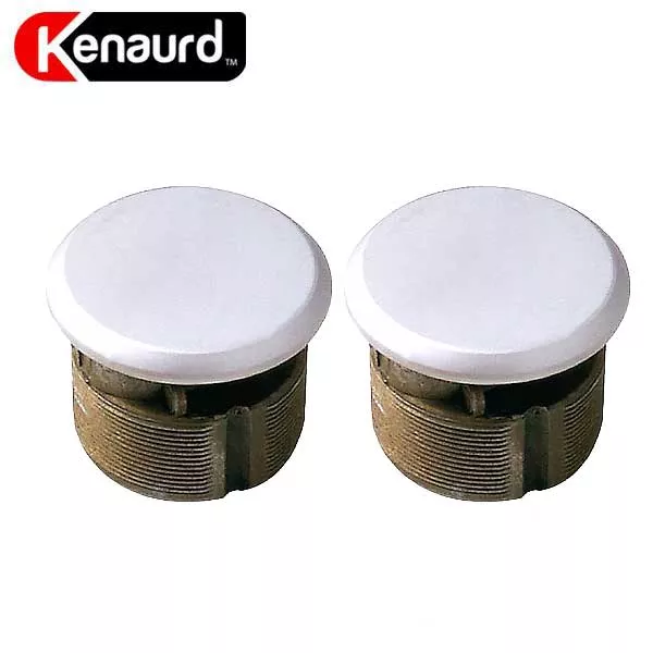 Premium Zinc Mortise Dummy Cylinder - 1" - Aluminum (Pack of 2)