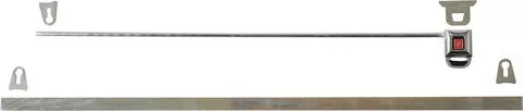 Racequip - 30 in. Round Top Bar - 35 in. Flat Bottom Bar