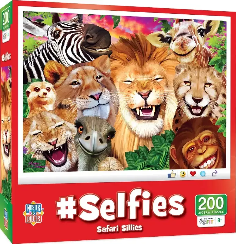 Safari Sillies AnimalsPuzzle (200pc)