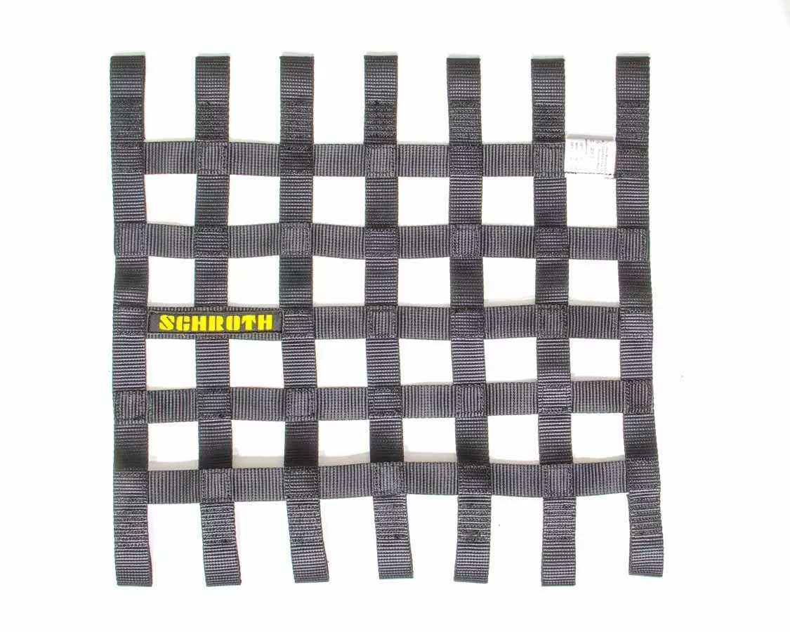 Schroth Racing - Window Net Only Black 16in x 16in