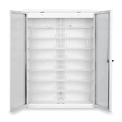 Sellstrom S90494 Model 2000 Education/Medical Industry Germicidal Cabinet, Safety Glasses and Goggle Sanitizer - 99.4% Kill Rate, White