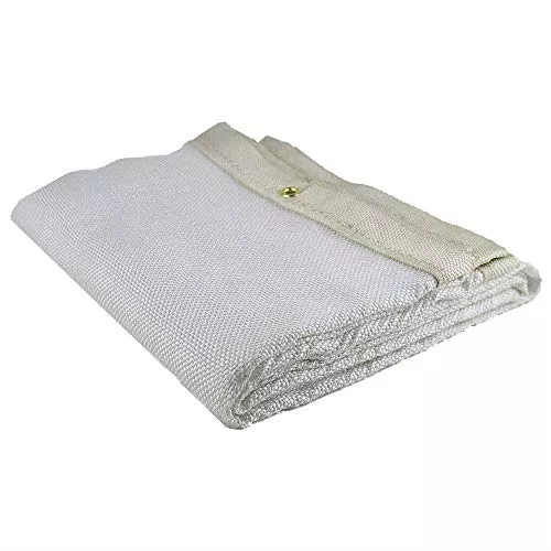 Sellstrom S97601 Welding Blanket - 18 oz Uncoated Fibreglass - 6'x8' - White