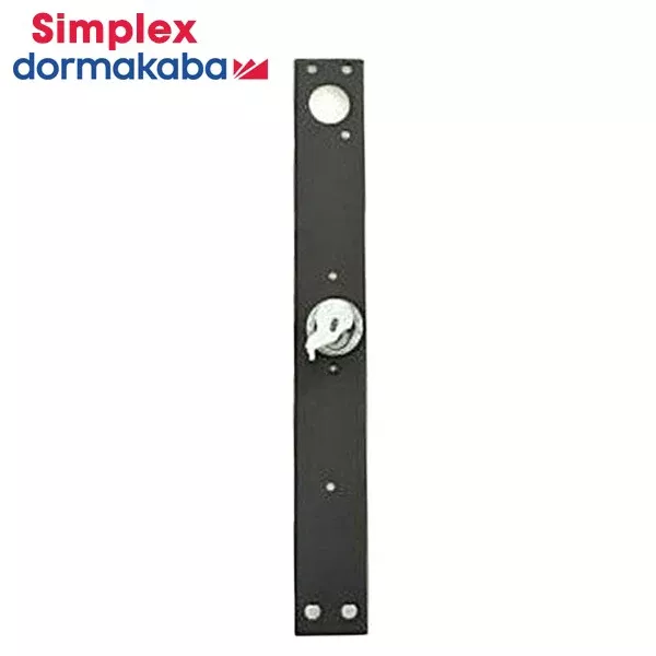 Simplex - 304019 - Mounting Plate Assembly - 3000 Series - 1 1/8" Backset - Black Finish - LH/LHR