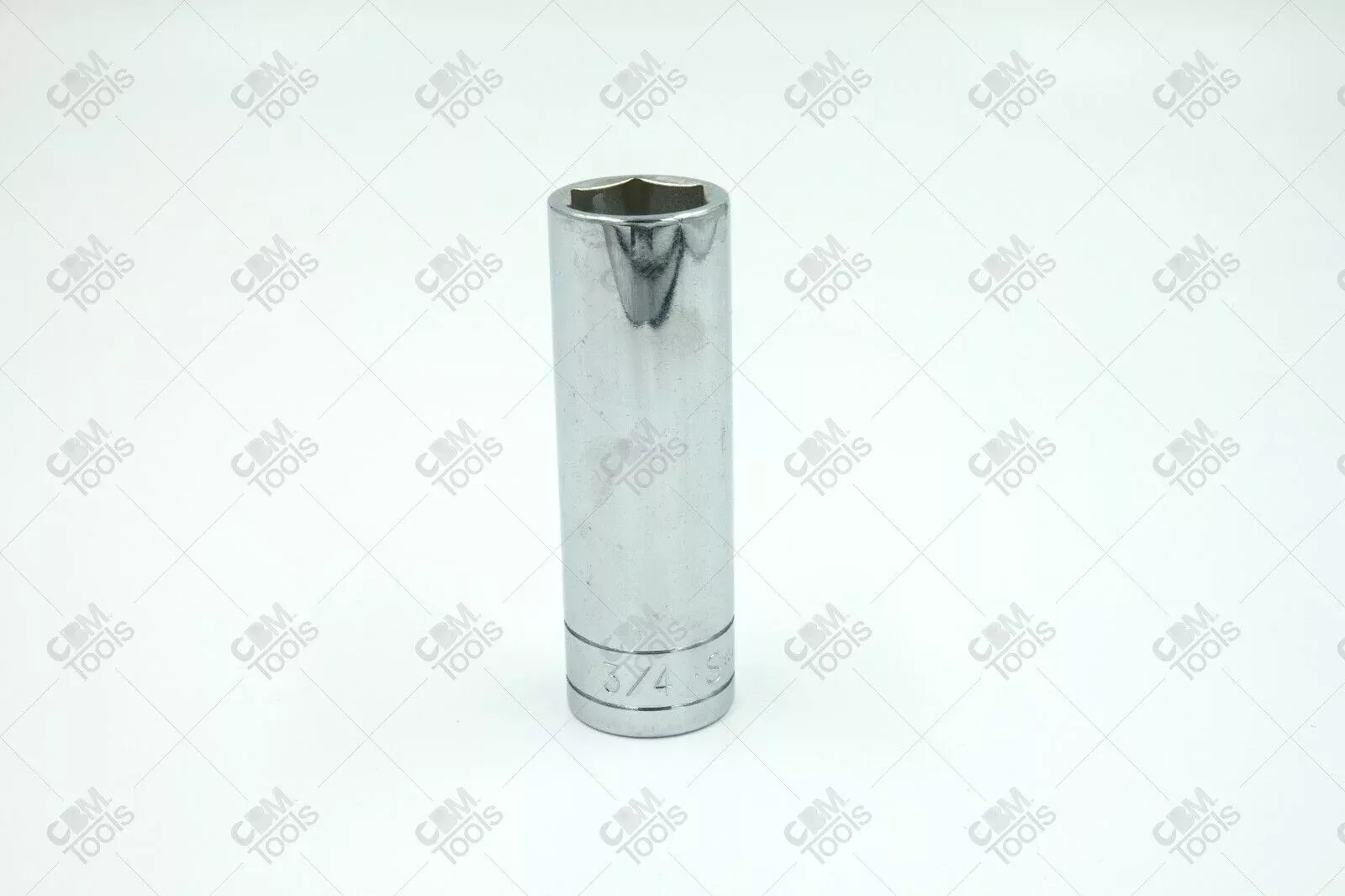 SK Hand Tools 41824 1/2" Dr. 3/4" 6pt Deep Fractional Chrome Socket