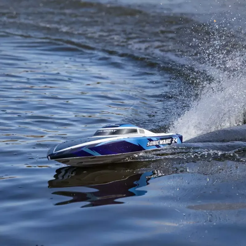 Sonicwake 24″ Self-Righting Brushless Deep-V RTR, Blue
