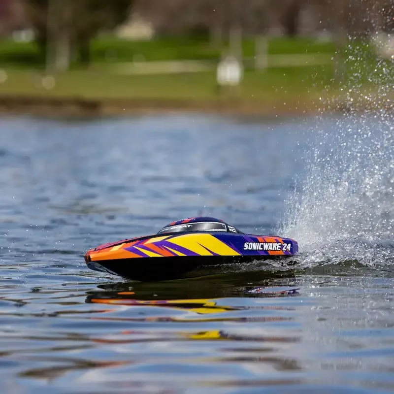 Sonicwake 24″ Self-Righting Brushless Deep-V RTR, Red