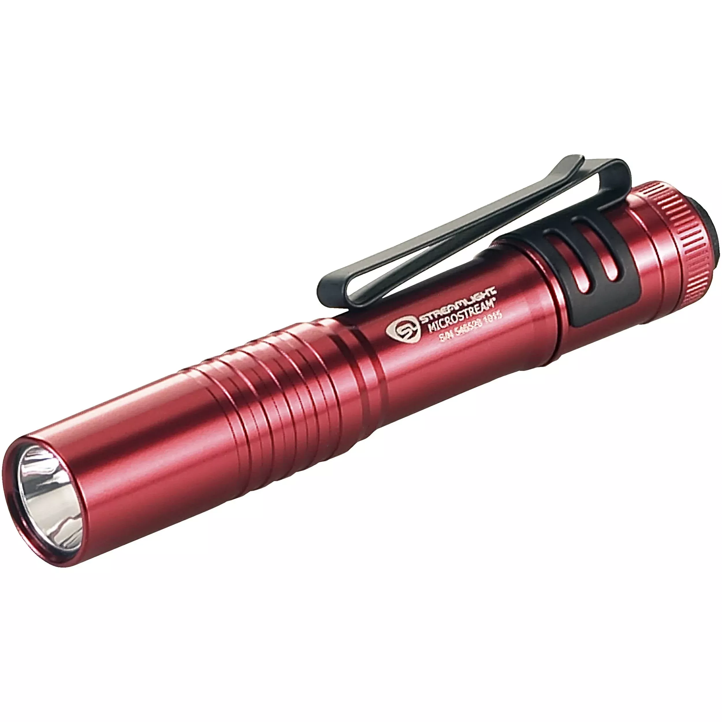 Streamlight 66323 MicroStream LED Pen Light W/ Clip RED