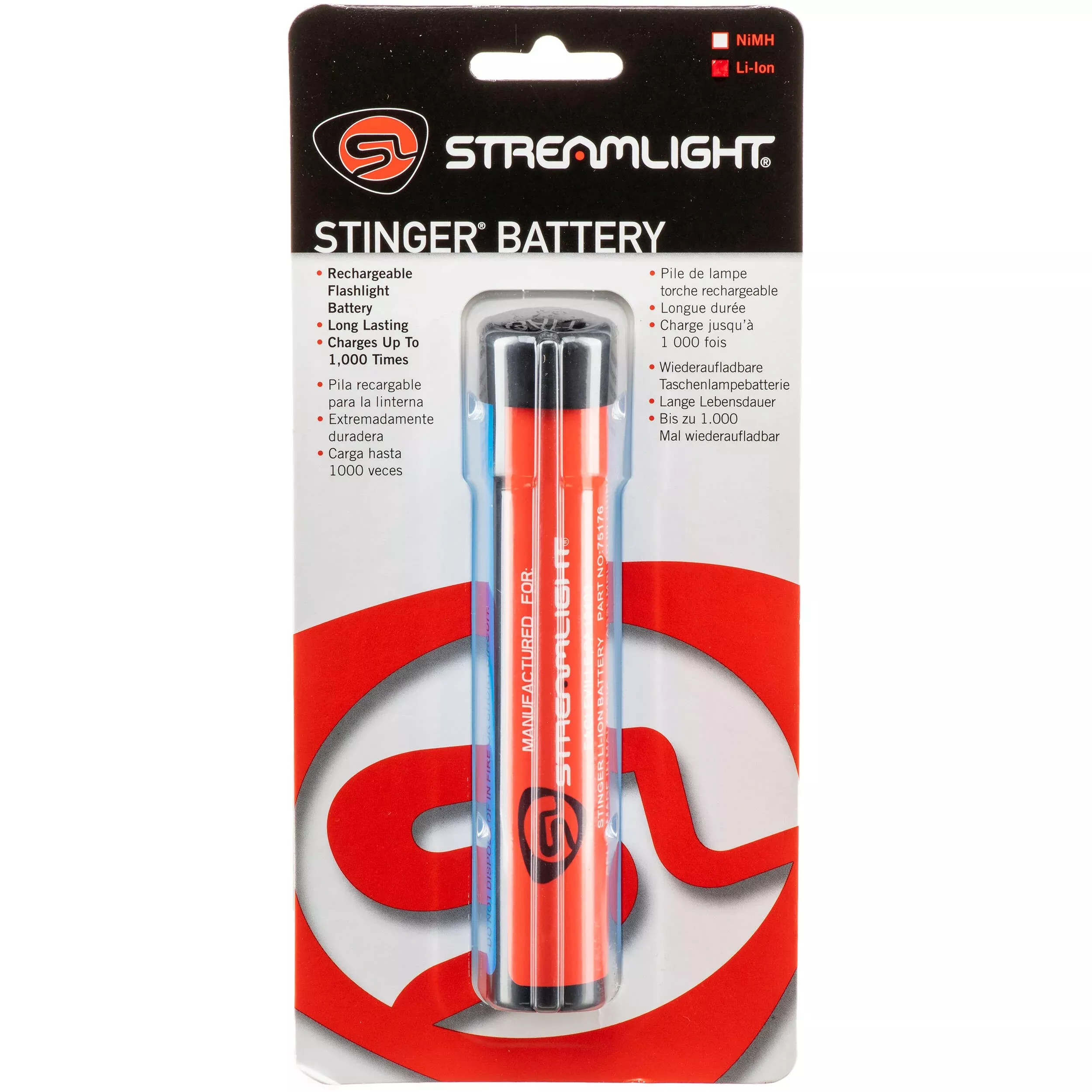 Streamlight 75176 Li-Ion Replacement Battery Pack for Stinger 2020 LED