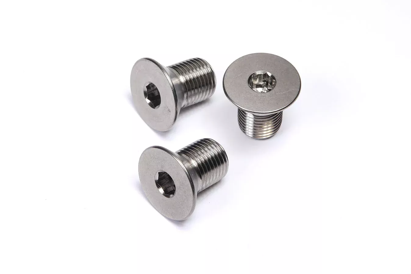 Ti22 Performance Front Rotor Bolts 3Pcs Titanium 1/2Inx20 1In