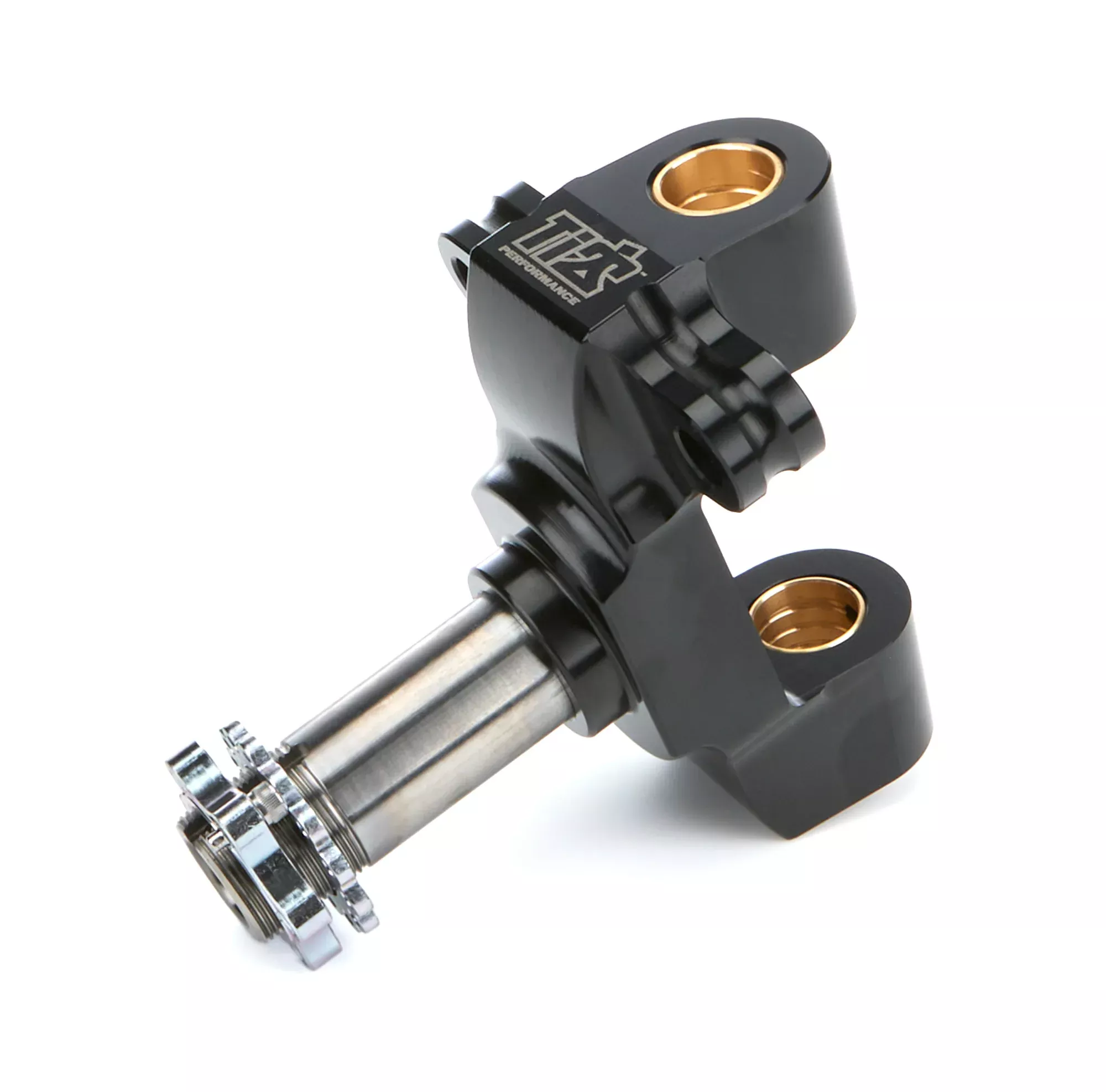 TI22 Performance - Spindle With Titanium Snout W/ Lock Nut Black