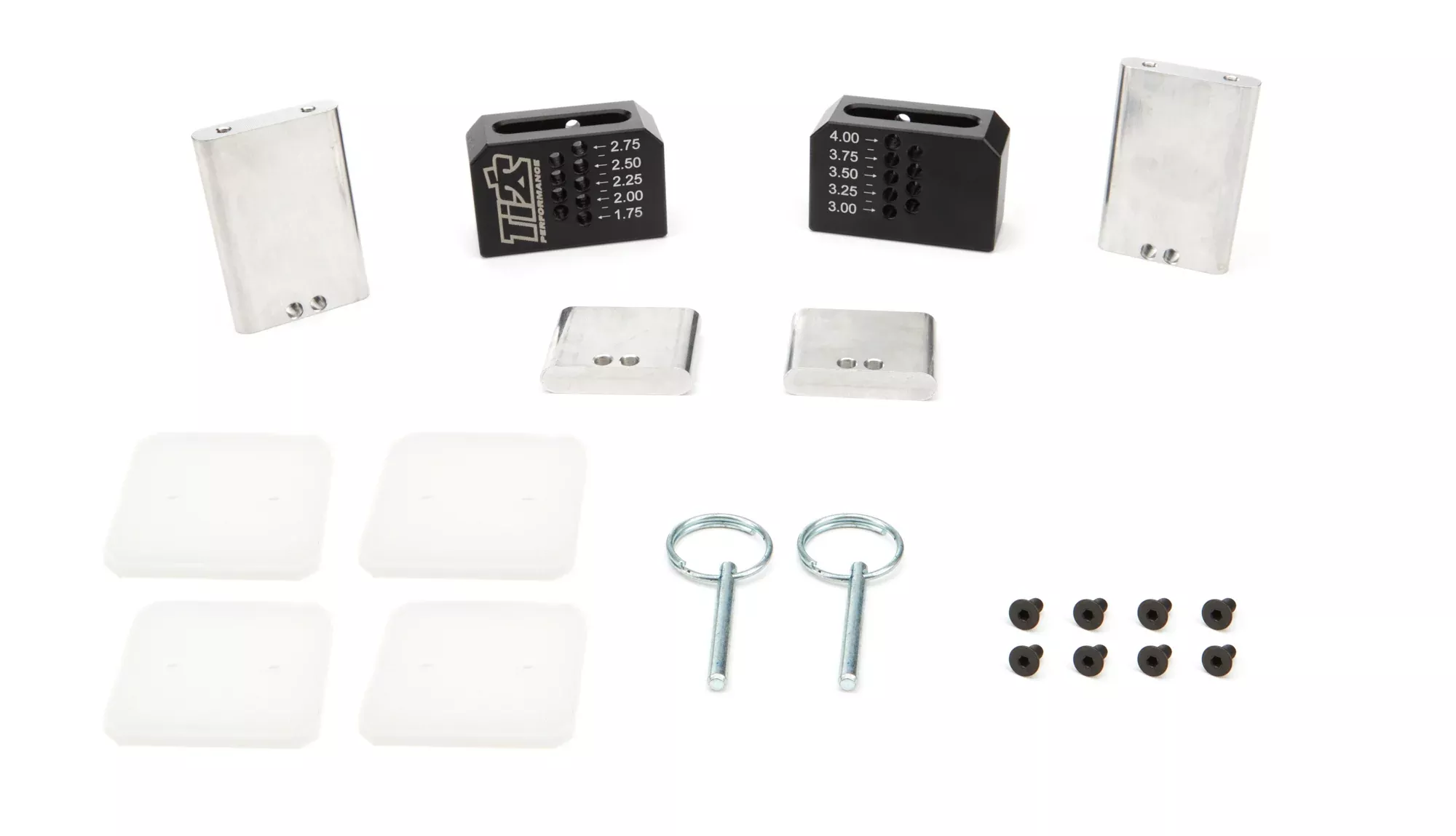TI22 Performance - Ti22 Setup Blocks Short Black 1-3/4in-4in