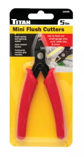 Titan 12445 5in Electrical Side Cutting Diagonal Pliers