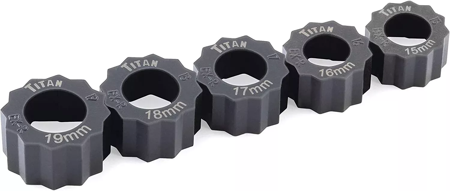 Titan 16058 5 Piece Large Damaged Bolt Extractor Set