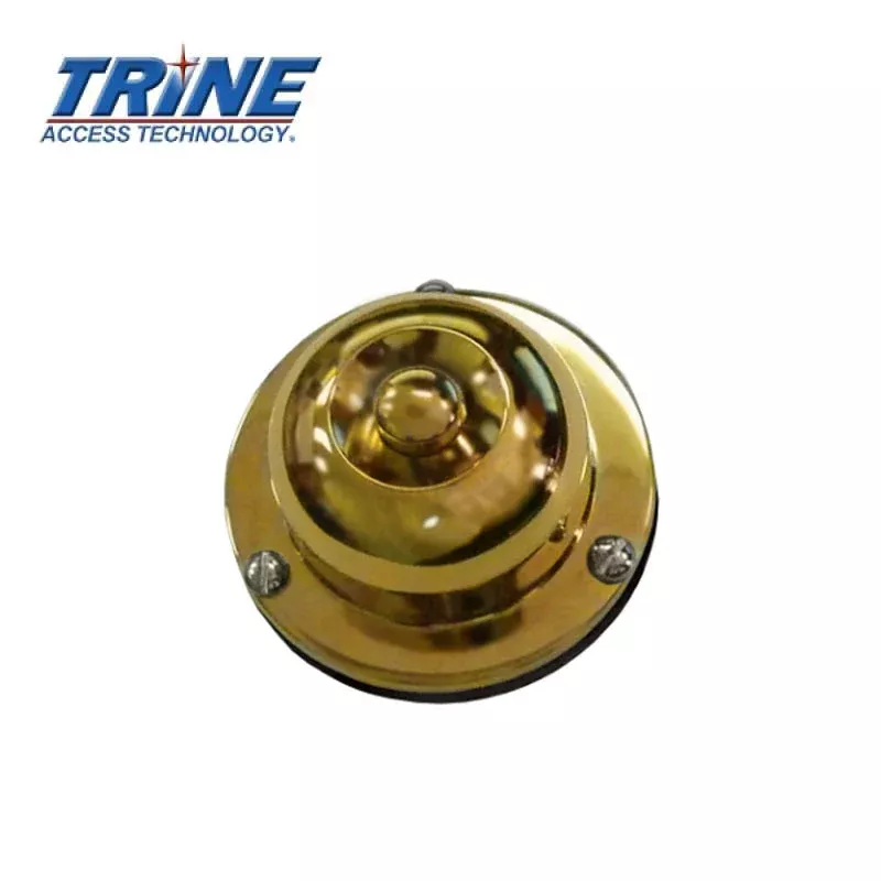 Trine - 65P -2-1/2” Weatherproof Low Voltage Pushbutton - Solid Brass