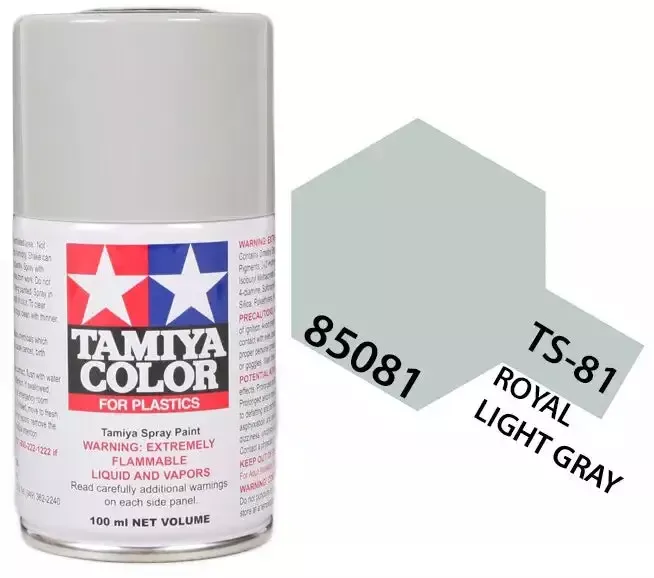 TS-81 Royal Light Gray Lacquer Spray Paint, 100ml