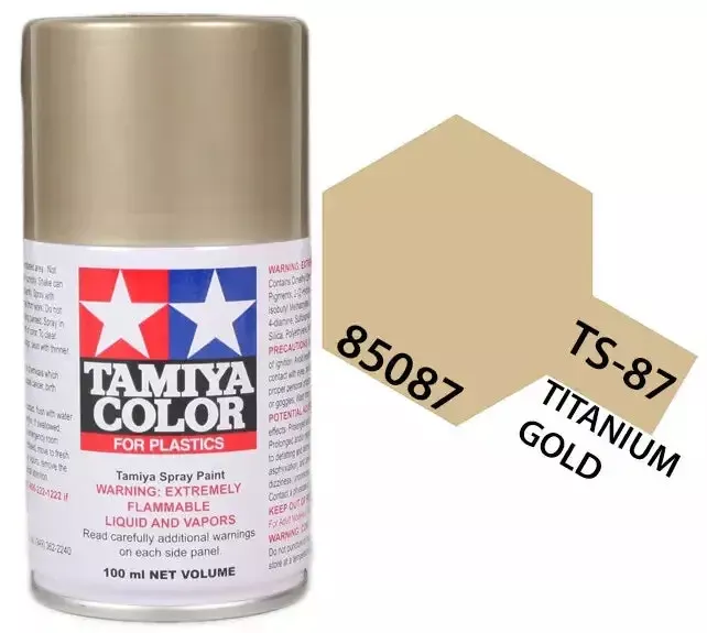 TS-87 Titanium Gold -Lacquer Spray Paint, 100ml