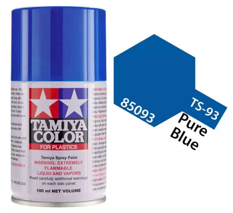 TS-93 Pure Blue Lacquer Spray Paint, 100ml