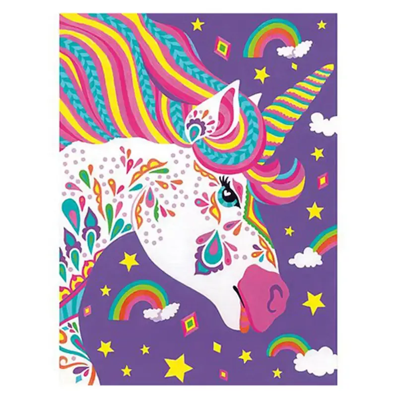 Unicorn Paint By Number 9″*12″