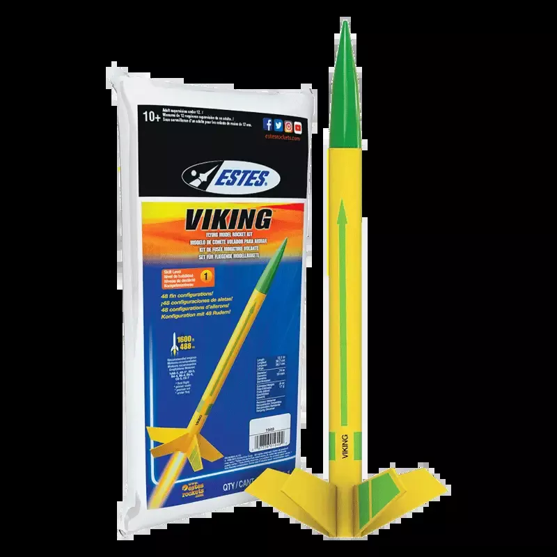 Viking Model Rocket Kit, Skill Level 1