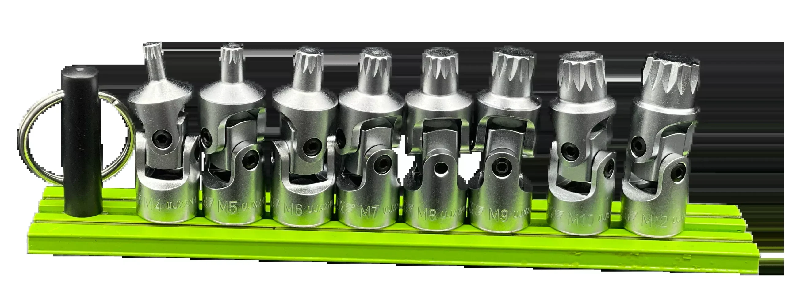 VIM UJXZN100 Universal Joint XZN Triple Square Driver Set,6Pc, 1/4??ç? sq. drive