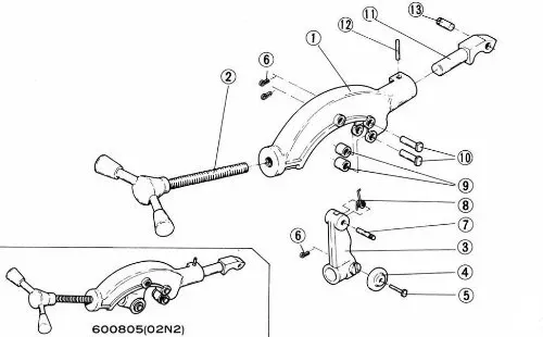 Wheeler Rex 600805 Cutter Assembly Complete for 6090